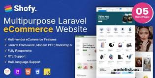 Shofy - eCommerce & Multivendor Marketplace Laravel Platform source code